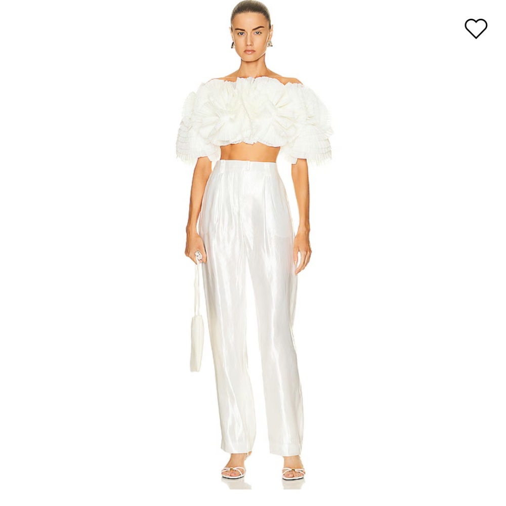 Aje Ivory White  Pants